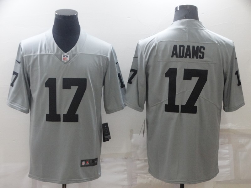 Men Oakland Raiders 17 Adams Grey Nike Vapor Untouchable Limited 2022 NFL Jersey